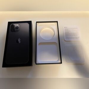 Apple iPhone 13 Pro Max RETAIL BOX - 128 GB / Graphite - NO DEVICE